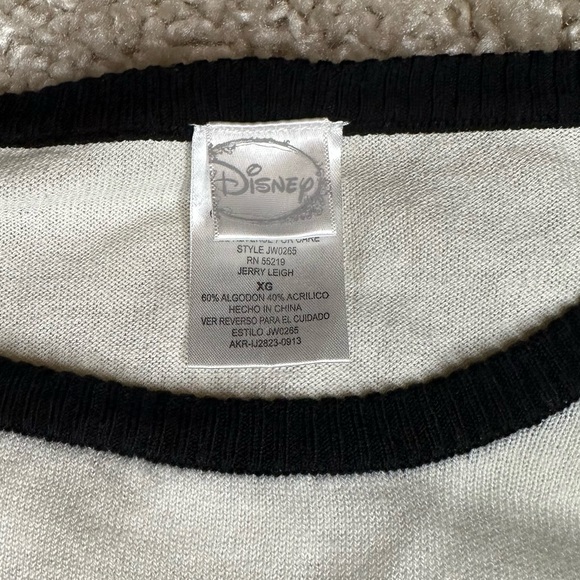 DISNEY Black & White Mickey Mouse Sweater - Size XL - Picture 4 of 6